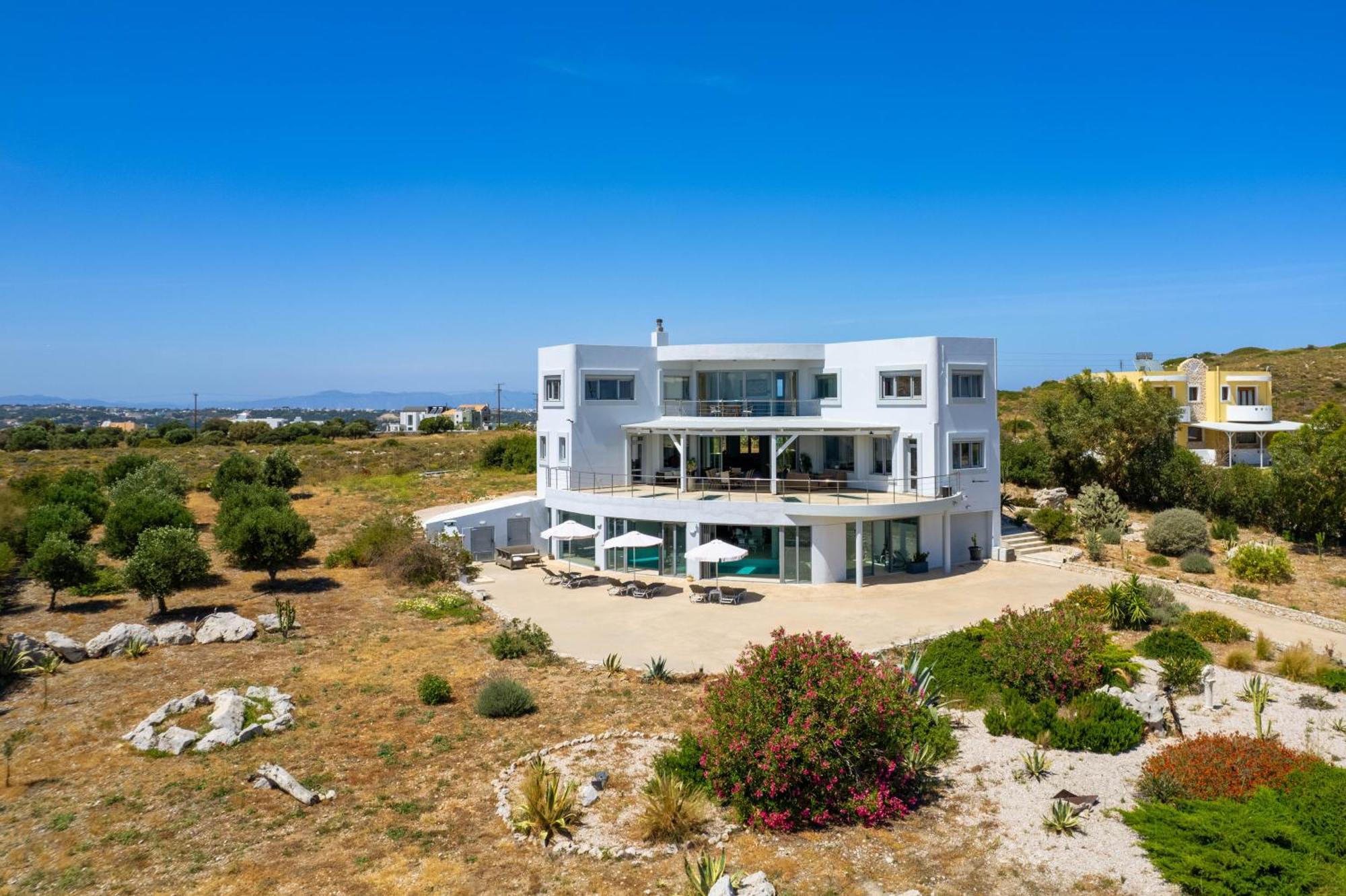 Villa Zafira - Seaview Manor With Heated Pool Каллифея Экстерьер фото